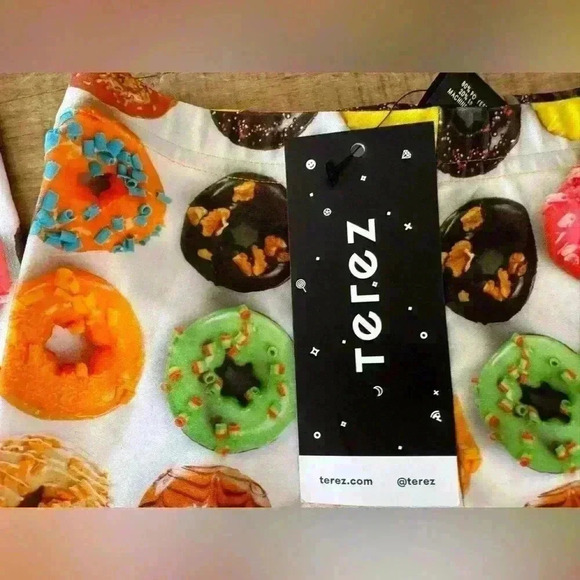 NWT~TEREZ New York Kids Girls Size L (14) Donut Print Slim Waistband Leggings 🍩 - Picture 8 of 9